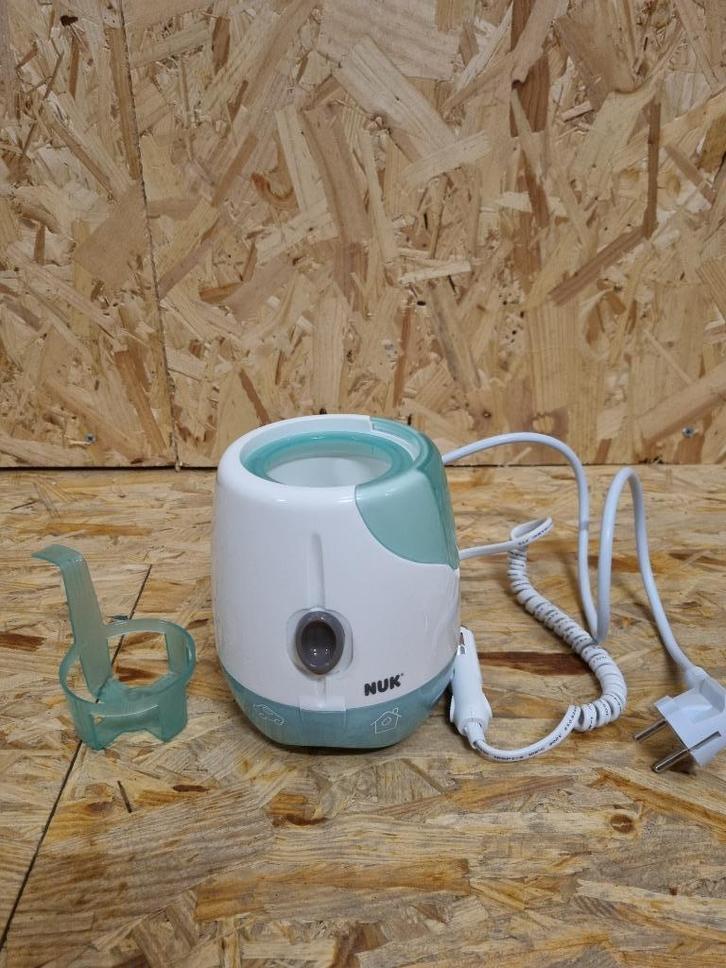 NUK flessenwarmer auto en thuis, Kinderen en Baby's, Babyvoeding en Toebehoren, Zo goed als nieuw, Flessen- of potjesverwarmer
