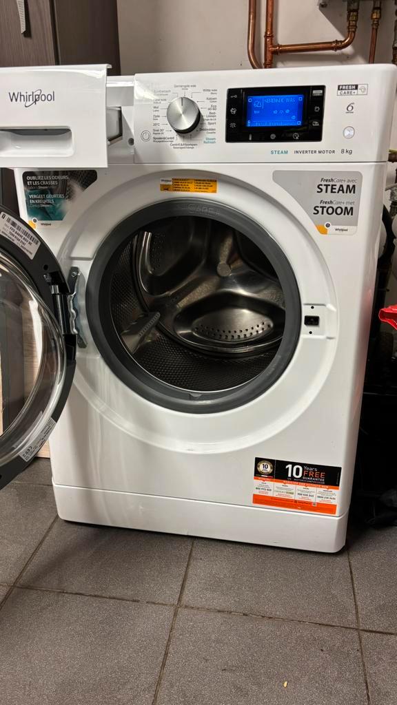 Whirlpool FreshCare+ 8kg, Elektronische apparatuur, Wasmachines, Zo goed als nieuw, Ophalen