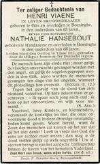 W01 burgerslachtoffers gasaanval 1915, Verzamelen, Verzenden, Bidprentje