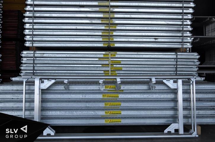 Stalen steiger 406,16m2 2.00x0.73 compatibel met Baumann, Doe-het-zelf en Bouw, Steigers, Nieuw, Gevelsteiger, 5 meter of hoger