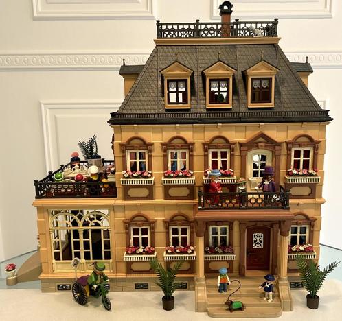 PLAYMOBIL 5300 Victoriaans Poppenhuis + Meubeltjes & Figuurt, Kinderen en Baby's, Speelgoed | Playmobil, Zo goed als nieuw, Complete set