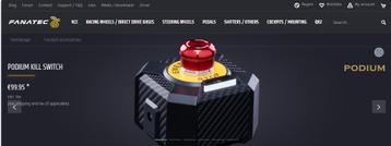 Fanatec  Podium Kill Switch and Remote Power Button  FANATEC beschikbaar voor biedingen