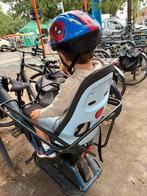 Thule Yepp 2 maxi achterzit fietsstoel blauw, Ophalen, Achterzitje, Voetsteuntjes, 9 t/m 18 kg