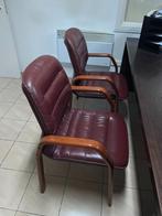 Stoelen / Vergaderstoelen, Ophalen, Gebruikt, Rood, Twee