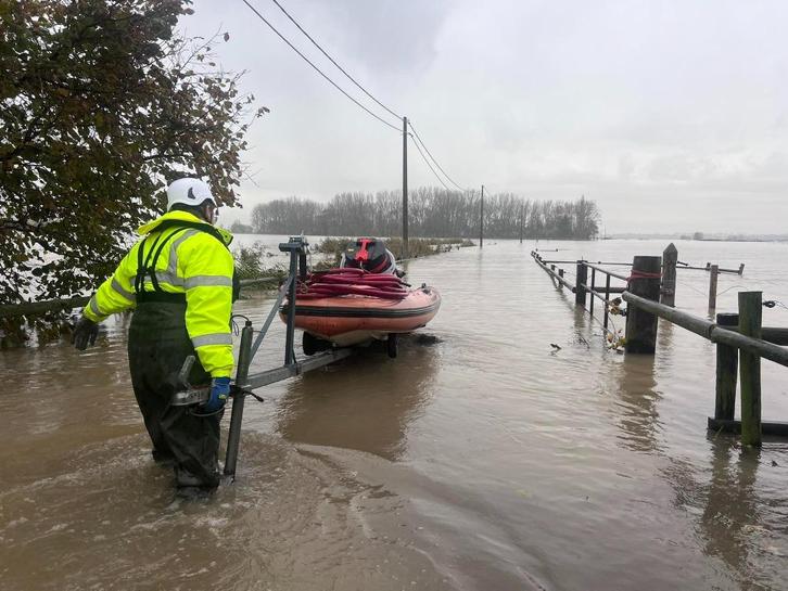 rubberboot 10 PK met trailer, Watersport en Boten, Rubberboten, Gebruikt, Overige merken, Overige materialen, Minder dan 70 pk