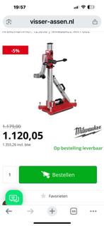 Golz en Milwaukee stativ, Ophalen, Zo goed als nieuw, Boormachine