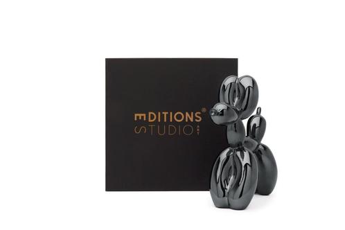 Jeff Koons (after) - Balloon Dog Graphite Black Zwart maat L, Antiek en Kunst, Kunst | Designobjecten, Verzenden