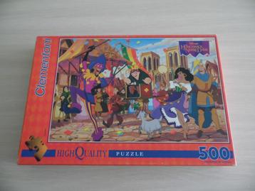 DISNEY HUNCHBACK OF NOTRE DAME LEGPUZZEL VAN 500 STUKJES beschikbaar voor biedingen