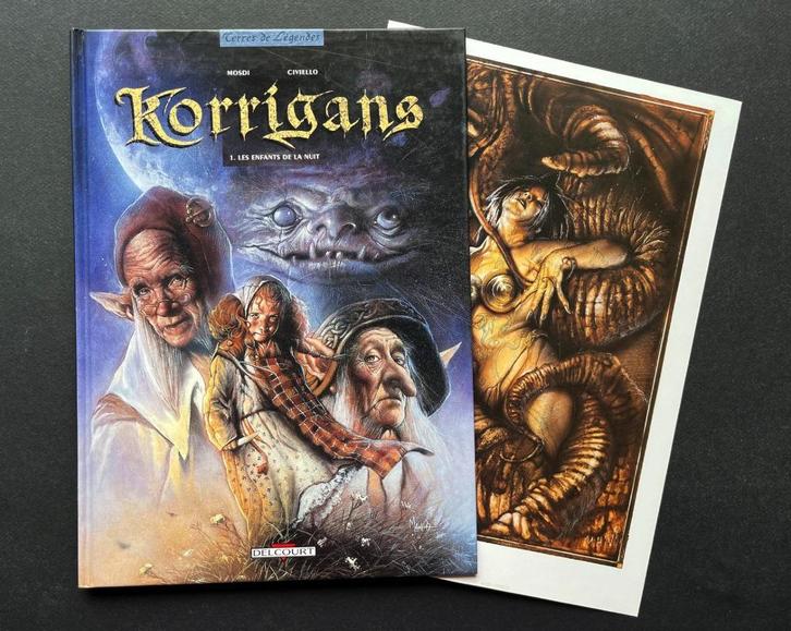 Korrigans T1 + Bonus - Civiello - EO2000 - Delcourt, Livres, BD, Envoi