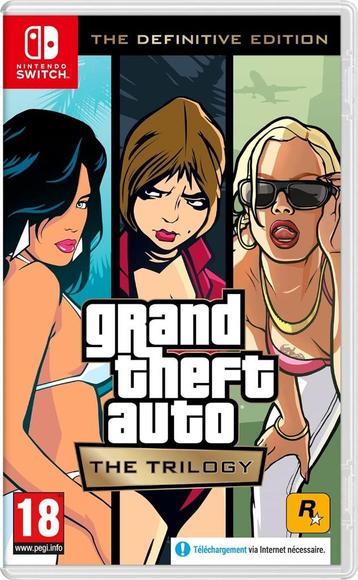 gta trilogie (3jeux) nintendo switch, Enlèvement ou Envoi, Comme neuf