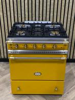 Luxe Lacanche Fornuis 70cm Geel met Messing + Gasoven, Elektronische apparatuur, Ophalen of Verzenden, Grill, Elektrisch