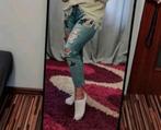 Skinny Jeans spijkerbroek met gaten, Kleding | Dames, Spijkerbroeken en Jeans, Ophalen of Verzenden, Zo goed als nieuw