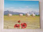 landschapschilderij 40 x 50cm, Huis en Inrichting, Woonaccessoires | Schilderijen, Tekeningen en Foto's, Oorspronkelijke maker
