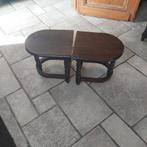 2 petites  tables  de salon ou nuit   jumelles  en bois, Enlèvement, Comme neuf, Chêne