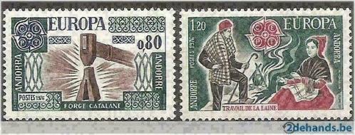 Andorra-Frans 1976 - Yvert 253-254 - Europa (PF), Postzegels en Munten, Postzegels | Europa | Overig, Postfris, Overige landen