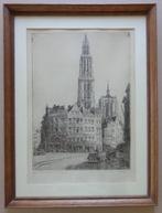 ROMAIN MALFLIET / GEBOORTEHUIS VAN DYCK / ZW-W ETS / 51x38cm, Ophalen of Verzenden