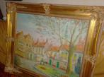 Schilderij : Kortrijks begijnhof, Antiek en Kunst, Curiosa en Brocante, Ophalen