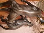 Art Deco sculptuur van twee panters, Ophalen