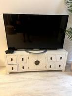 Chinees massief hout ladekastje/ tv meubel wit, Huis en Inrichting, Ophalen, Zo goed als nieuw, 100 tot 150 cm, Minder dan 100 cm