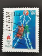 Litouwen 1996 - sport - basketbal, Ophalen of Verzenden, Overige landen, Gestempeld