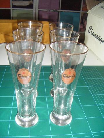 6 Verres à « Carlsberg »  beschikbaar voor biedingen