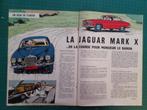 Jaguar Mark X - article illustré - 1962, Collections, Marques & Objets publicitaires, Autres types, Utilisé, Enlèvement ou Envoi