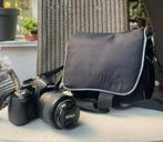 Nikon D3100 + 18-55mm lens en draagtas, Ophalen, Gebruikt, Schoudertas