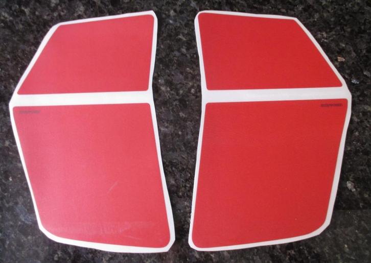 Reflectie stickers buitenkant BMW F serie type GT rood, Motoren, Accessoires | Stickers, Verzenden