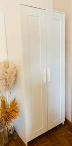 ***VERKOCHT*** Ikea Brimnes kledingkast met 2 deuren, wit, Zo goed als nieuw, Ophalen