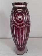 vase rouge fonce ADP9 evian val saint lambert, Antiquités & Art, Enlèvement ou Envoi