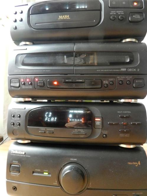 Chaîne Hi-Fi Technics SE-CH404, TV, Hi-fi & Vidéo, Chaîne Hi-fi, Utilisé, Deck cassettes ou Lecteur-enregistreur de cassettes