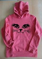 Roze trui met kap maat 134/140, Gebruikt, C&A, Meisje, Trui of Vest