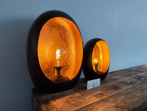 Gold glow designlampen (set van twee) - JP Enlightened, Huis en Inrichting, Lampen | Tafellampen, Nieuw, Metaal, Ophalen of Verzenden