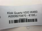 Mercedes-Benz G-Klasse Klok Quartz VDO W460 A0008270870  G54, Utilisé, -, BOVAG membre, -