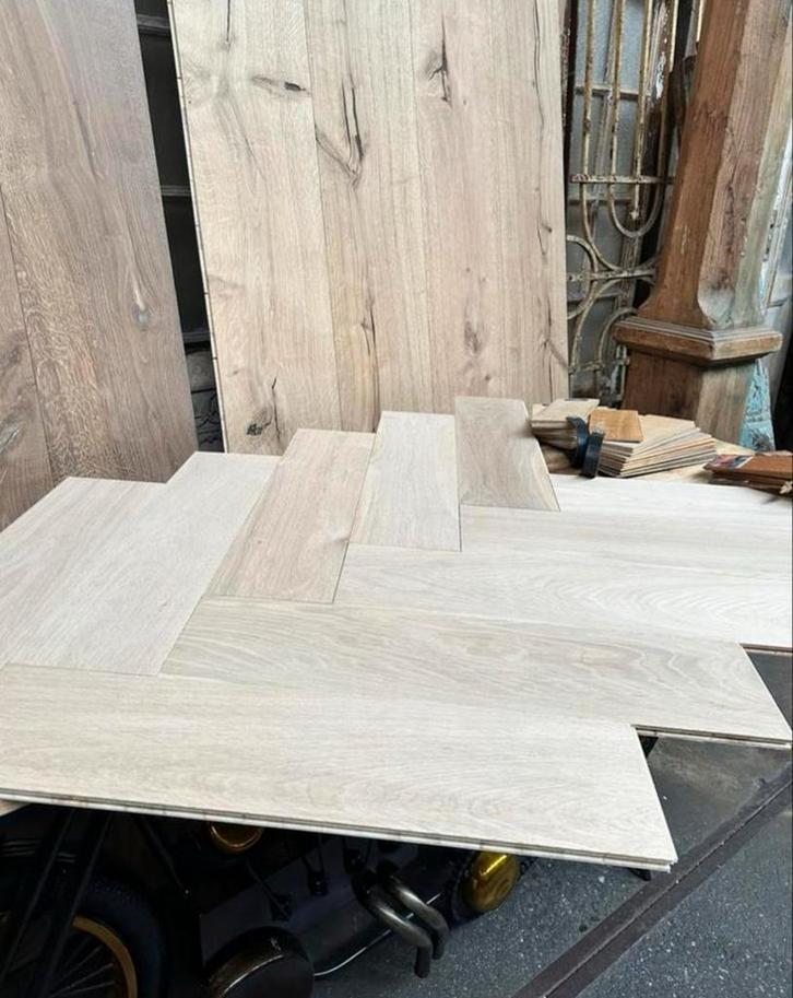 BOURGONDISCHE DALLEN PARKET HOUTEN VLOEREN GROTE VOORRAAD!!, Tuin en Terras, Bloempotten, Zo goed als nieuw, Ophalen of Verzenden