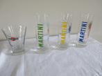 4 glazen MARTINI long drinks by Martini drinkglas apero, Verzamelen, Glas en Drinkglazen, Ophalen