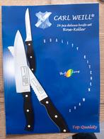 Carl Weill 24-delige deluxe messenset., Huis en Inrichting, Ophalen of Verzenden, Nieuw, Bestekset
