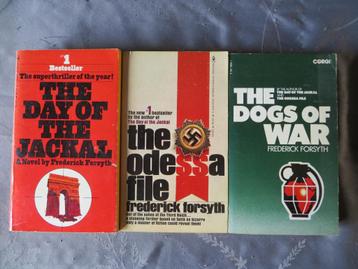 Pakket thrillers Frederick Forsyth beschikbaar voor biedingen