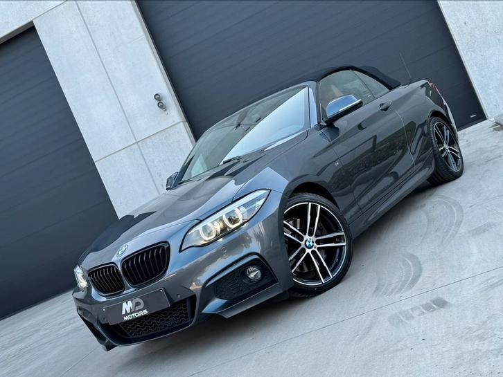 BMw 230iA Cabrio - Shadowline - Mpack - 12maanden garantie, Auto's, BMW, Bedrijf, Te koop, 2 Reeks, ABS, Achteruitrijcamera, Adaptieve lichten