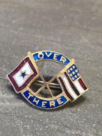 WW US "Over there" sweetheart pin, Ophalen