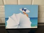 Canvasprint dame op het strand, Ophalen, Gebruikt