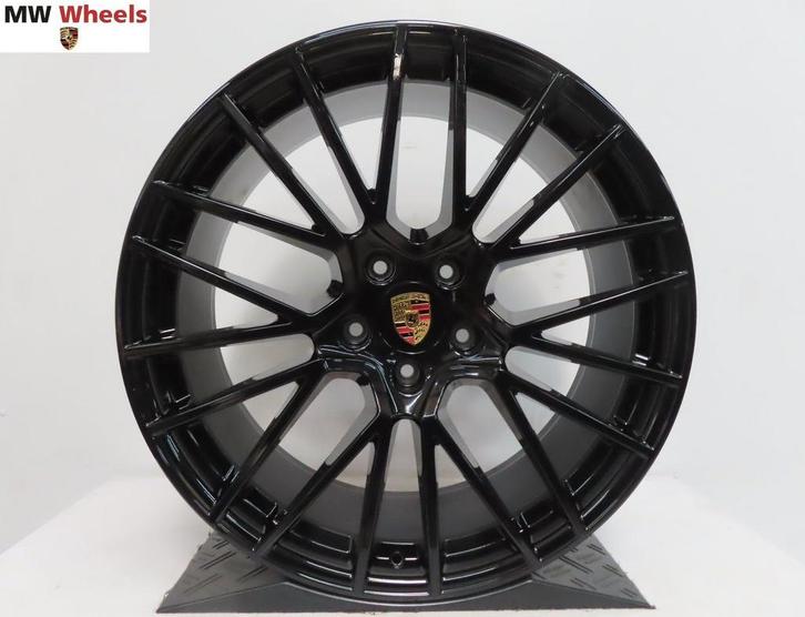 Originele Porsche Cayenne Coupe spyder 22 inch velgen zwart, Auto-onderdelen, Banden en Velgen, Velg(en), Overige maten, Personenwagen
