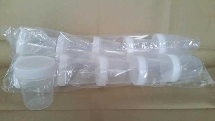 Plastic PP potjes met wit schroefdeksel, Hobby & Loisirs créatifs, Hobby & Loisirs Autre, Neuf, Enlèvement