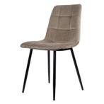 6 Design eetkamerstoelen beige. Nieuw!, Huis en Inrichting, Ophalen, Overige kleuren, Nieuw, Metaal