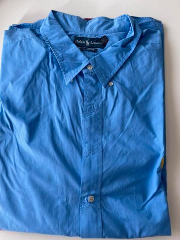 Ralph Lauren 3xl korte mouw, Kleding | Heren, Grote Maten, Verzenden, Gedragen, Blauw