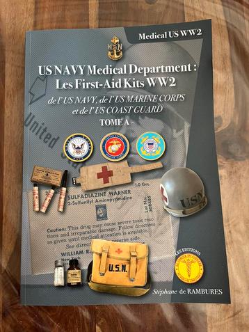Tome 3A : l’US Navy Medical Department : first aid kits ww2 beschikbaar voor biedingen