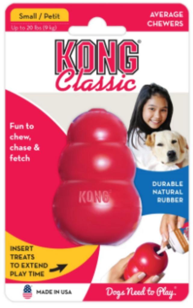 KONG classic S, Dieren en Toebehoren, Hondenspeelgoed, Nieuw, Kauwspeelgoed, Ophalen of Verzenden