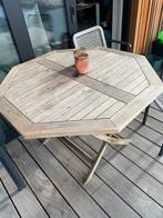 Teak buitentafel, Tuin en Terras, Ophalen, Gebruikt