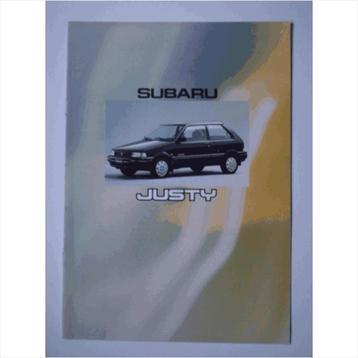 Subaru justy Brochure 1992 #1 Nederlands