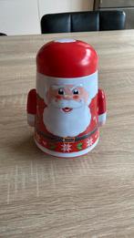 Kerstman blik doosje kerst, Verzamelen, Ophalen, Gebruikt